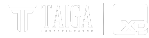 assessoria financeira taiga investimentos xp logo branco